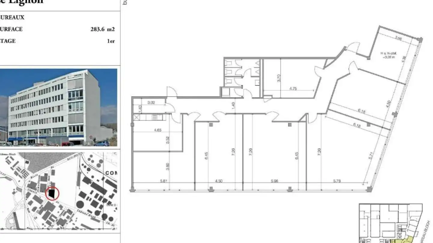 Bureau à louer - Chemin Du Château-Bloch 10, 1219 Le Lignon - Photo 3