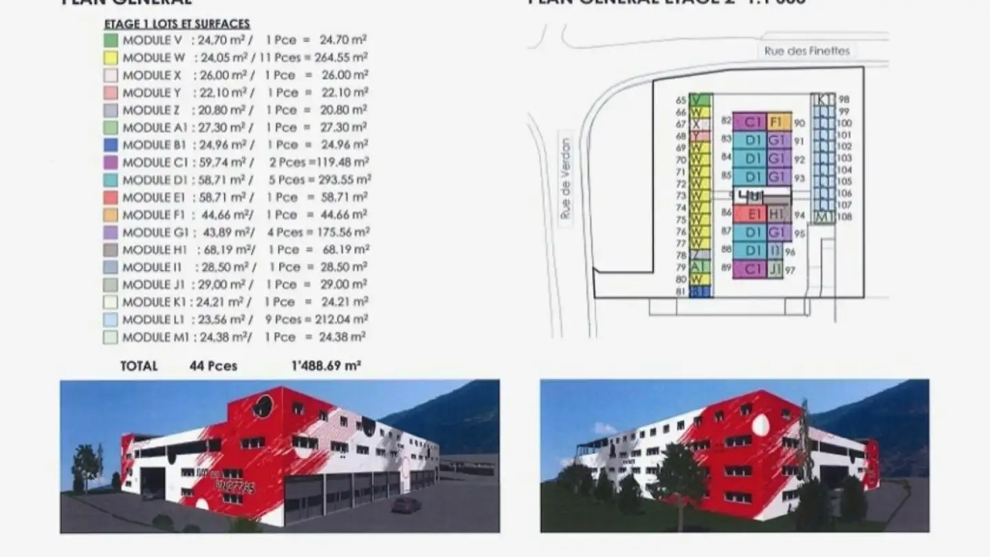 Outdoor parking space for sale - Rue de Verdan 7, 1920 Martigny - Photo 4