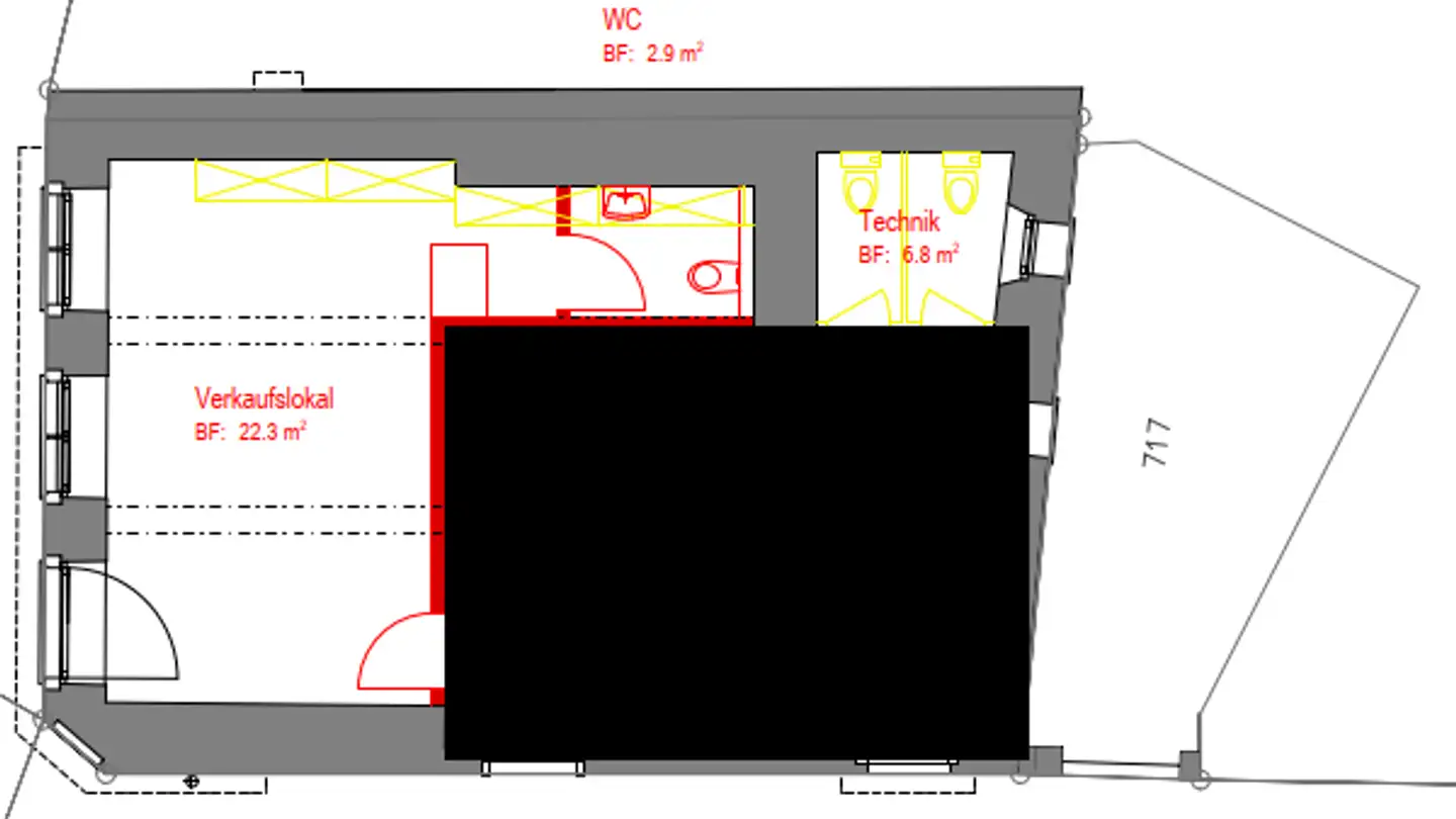 Commercial à louer - Zaunstrasse 8, 8750 Glarus