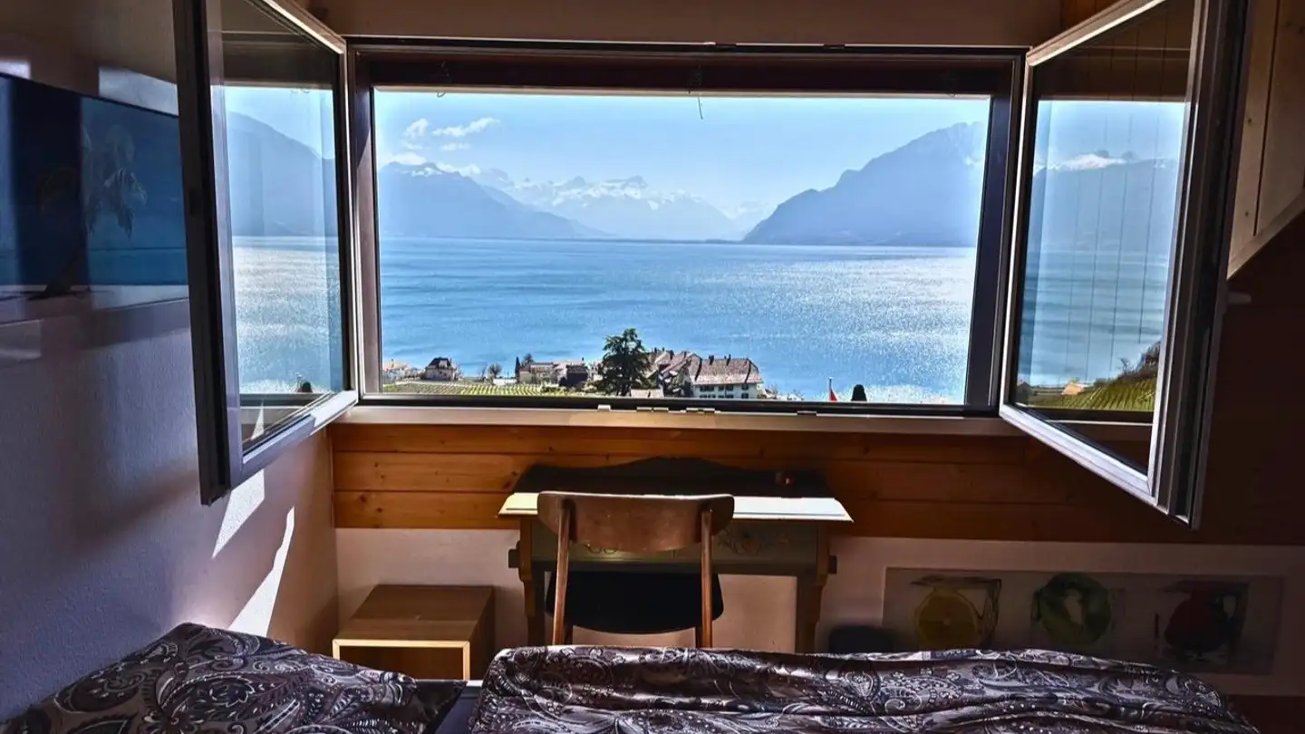 Chambre à louer - En Bons Voisins 24, 1071 Rivaz