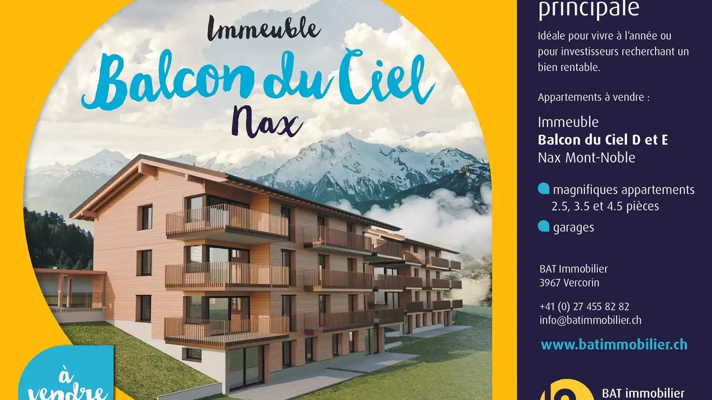 Appartement à vendre - 1973 Nax