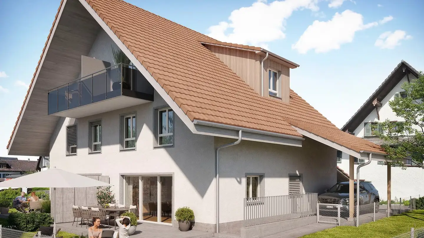 Doppelhaushälfte kaufen - Lanzenstrasse 1, 8913 Ottenbach - Foto 2