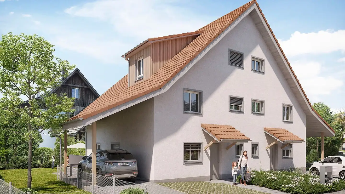 Doppelhaushälfte kaufen - Lanzenstrasse 1, 8913 Ottenbach - Foto 2