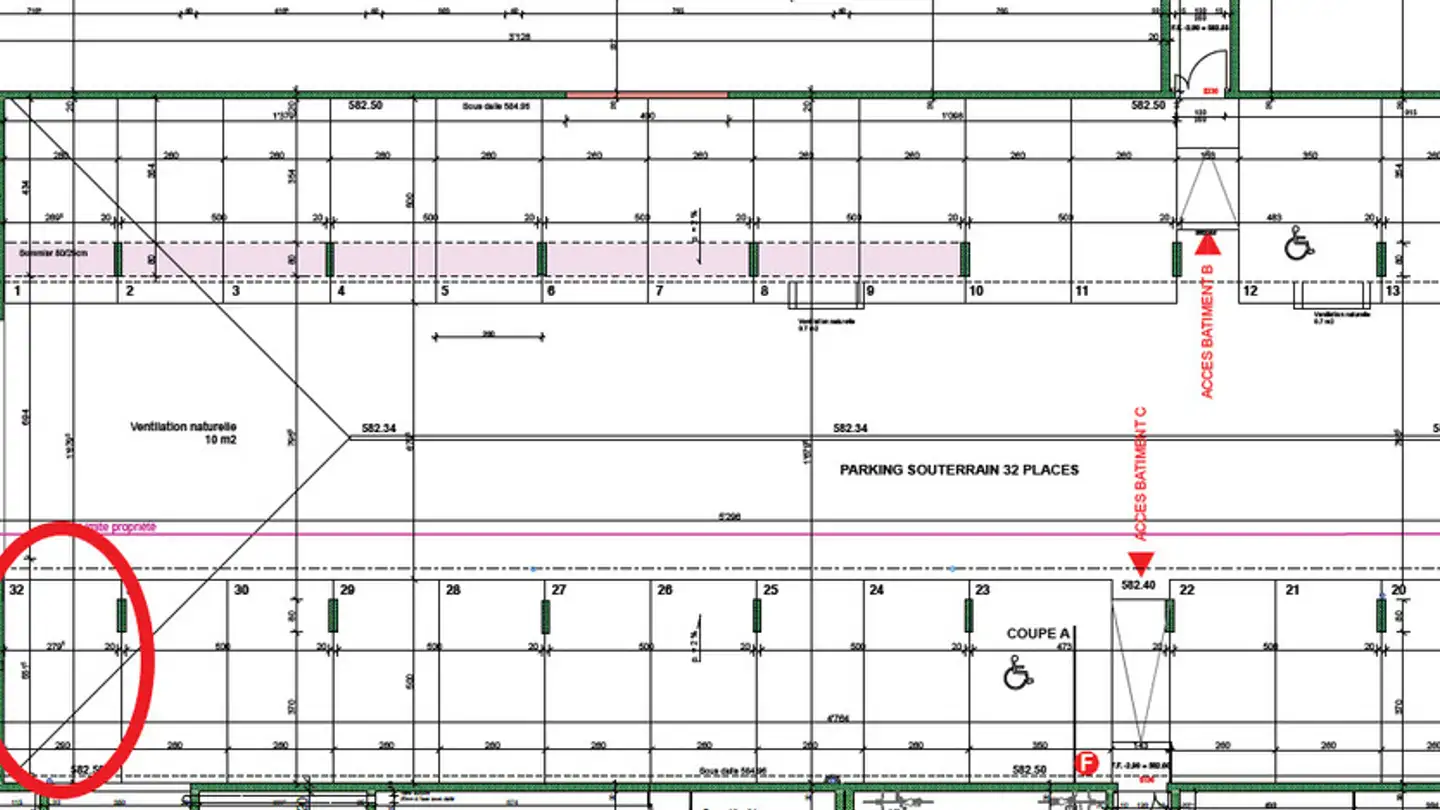 Überdachter Parkplatz mieten - Route De Lossy 18a, 1782 Belfaux - Foto 3