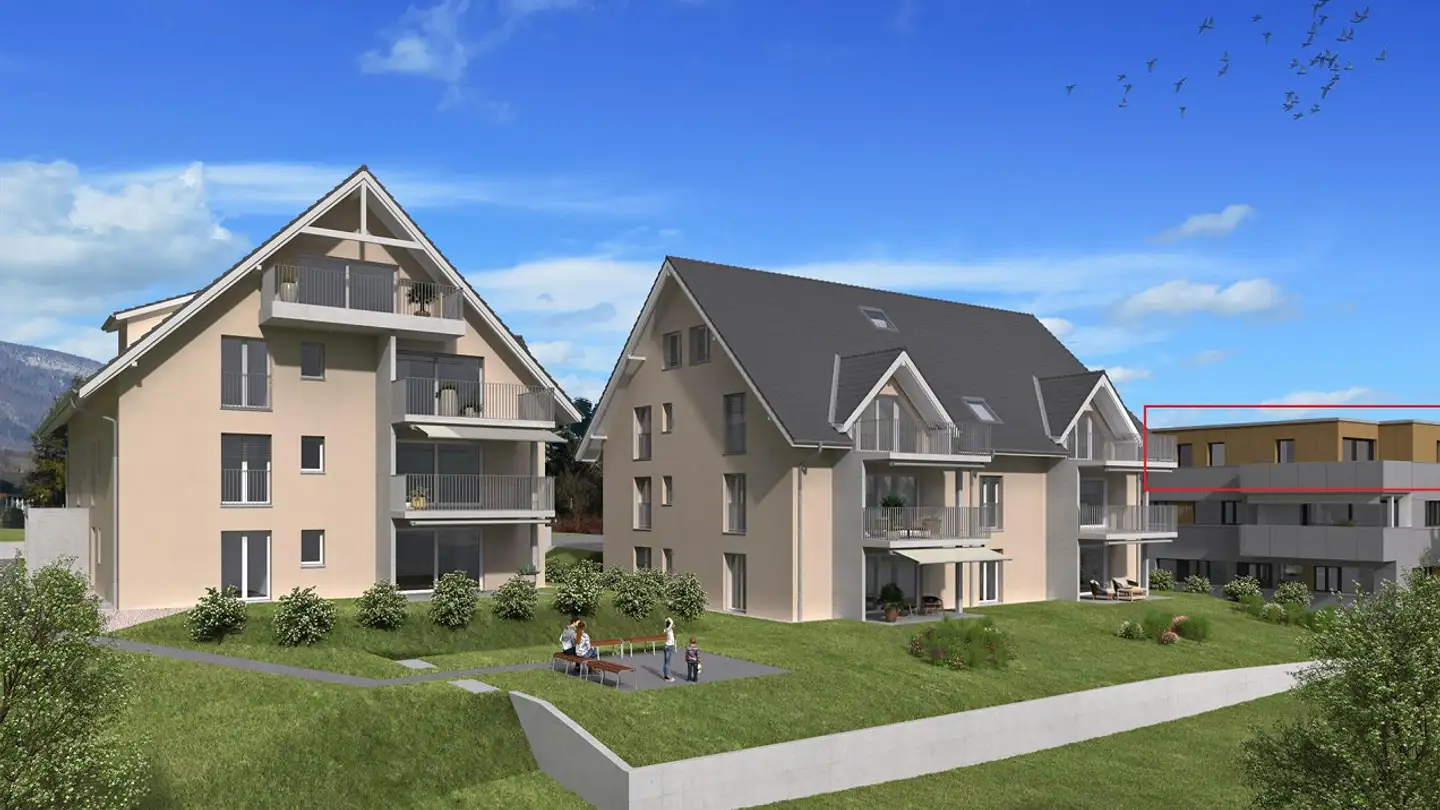 Attique à louer - Byfang 1, 4537 Wiedlisbach