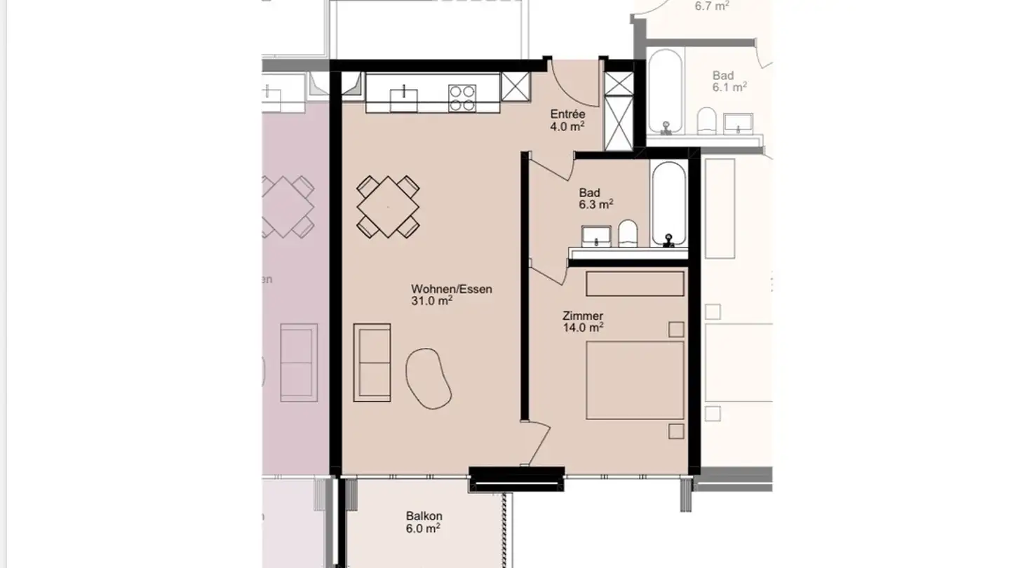 Wohnung mieten - Melchrütistrasse 83, 8304 Wallisellen - Foto 3