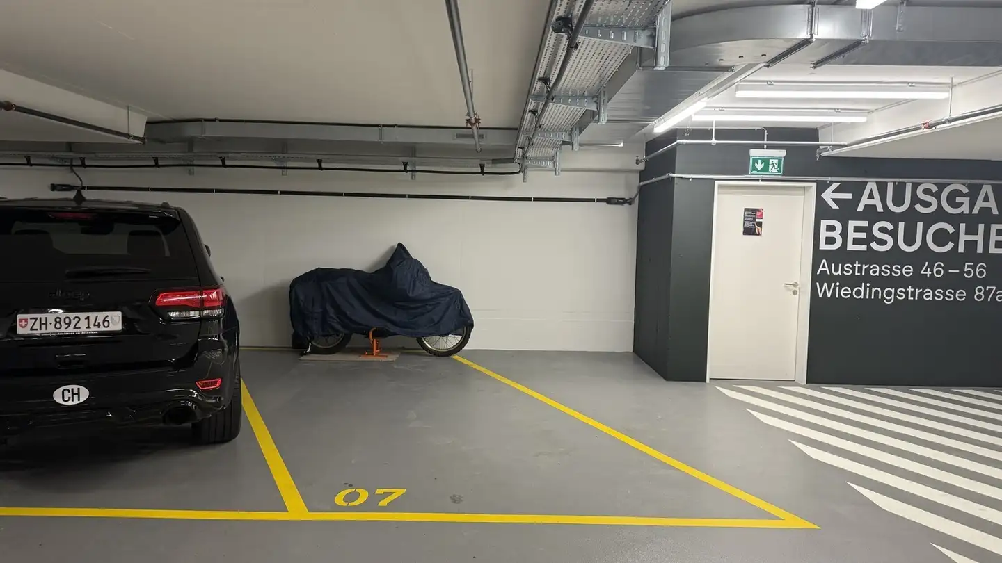 Garage individuel à louer - Austrasse 46, 8045 Zürich