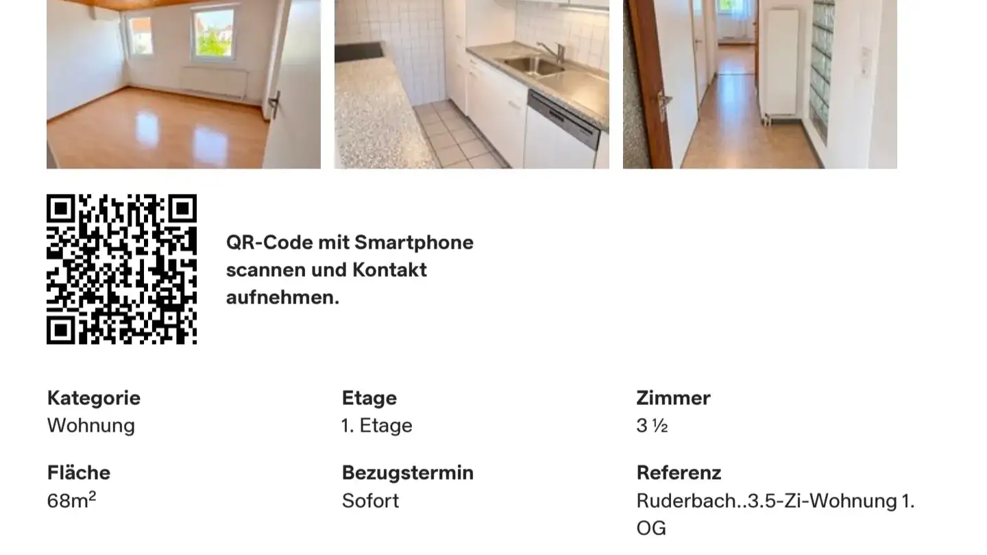 Appartamento in affitto - Ruderbach 44, 9430 St. Margrethen SG