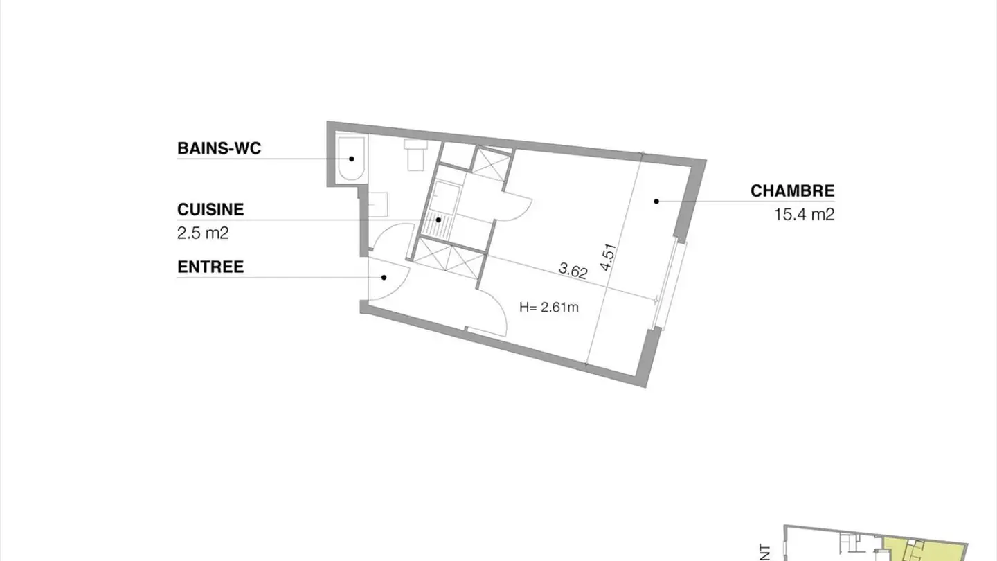 Studio in affitto - Rue Etienne- Dumont 5, 1204 Genève - Foto 4