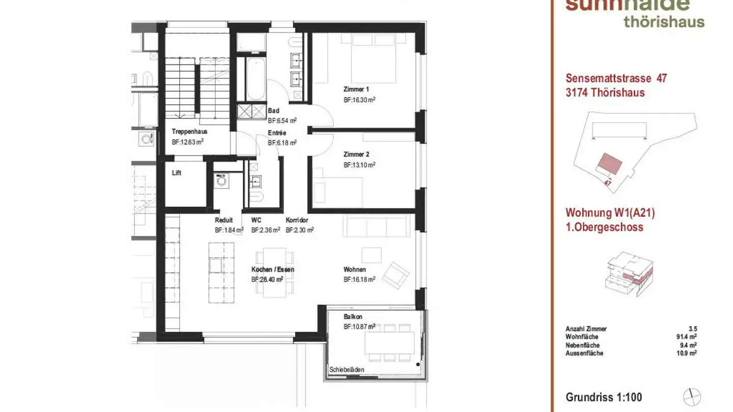 Appartamento in vendita - 3098 Schliern b. Köniz - Foto 3