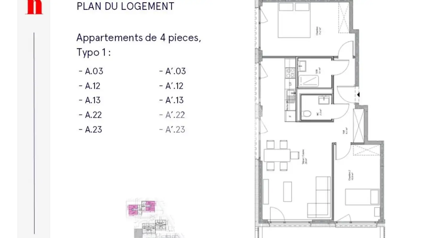 Apartment for rent - Chemin De Pré-Gentil 50b, 1242 Satigny - Photo 2