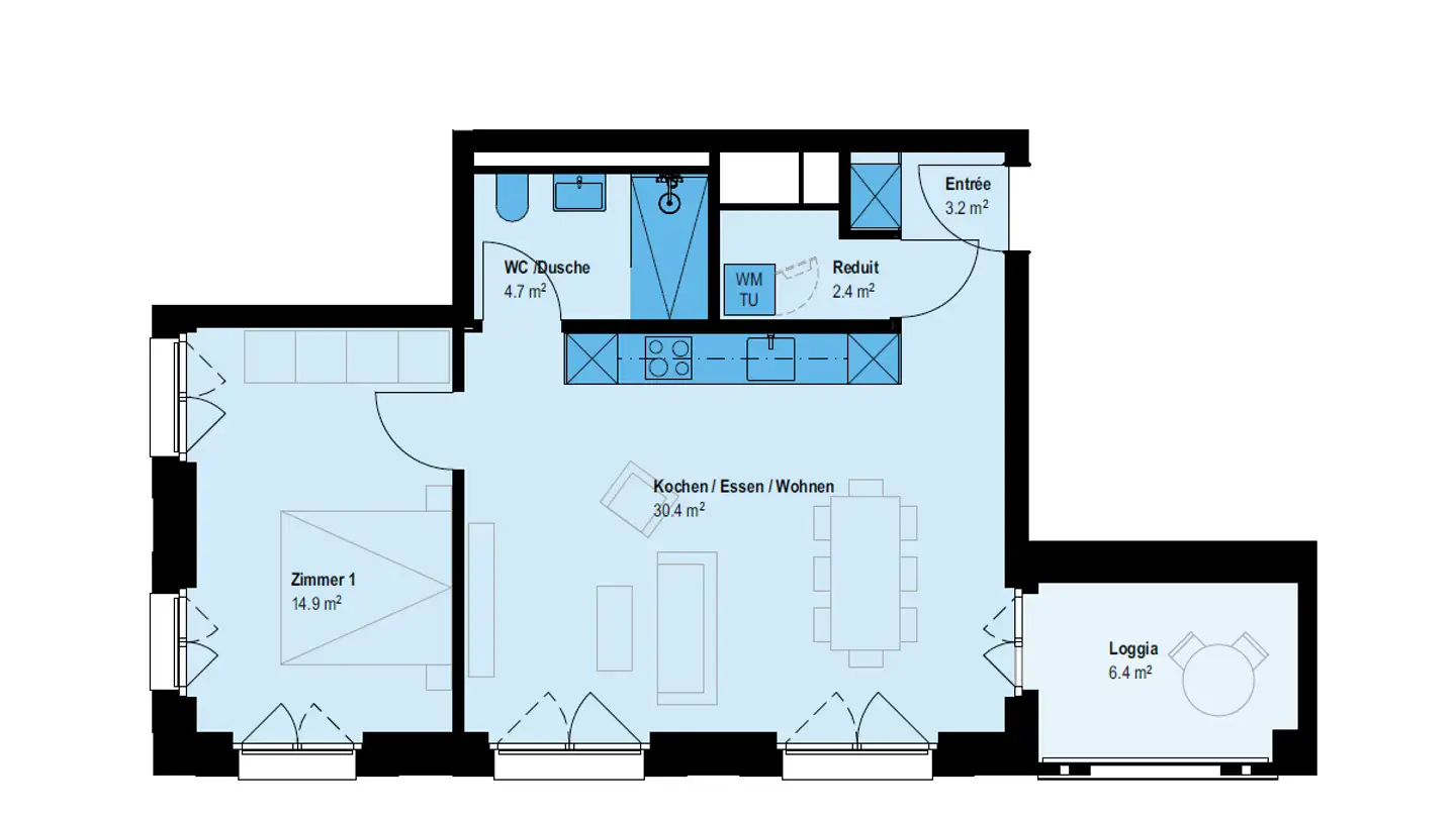 Appartement à louer - Seestrasse 291d, 8804 Au ZH - Photo 2