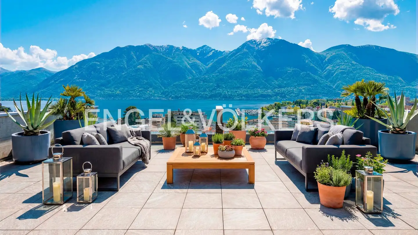 Appartement meublé à vendre - 6600 Muralto