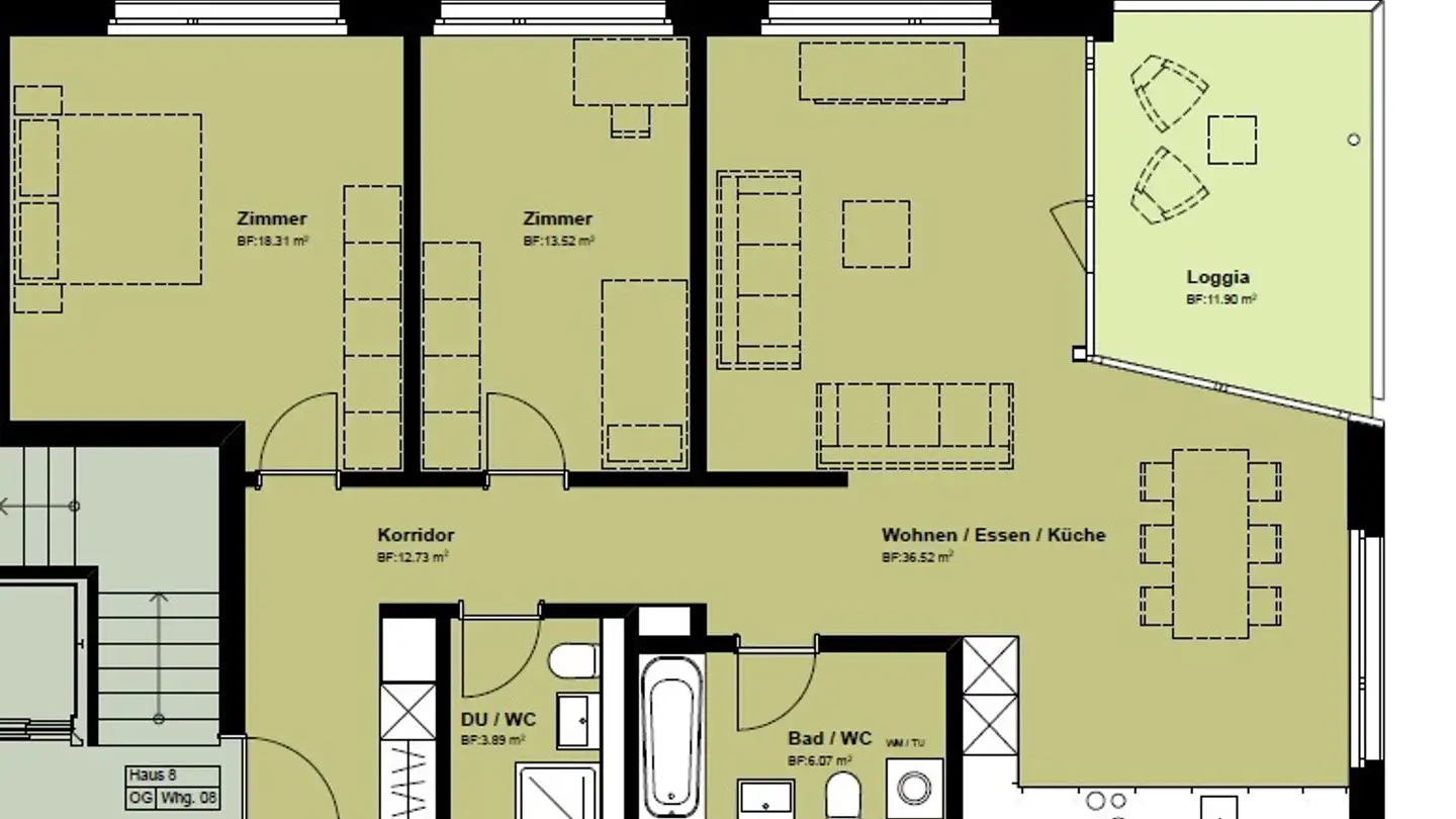 Wohnung mieten - Hauptstrasse 45, 8546 Islikon - Foto 2