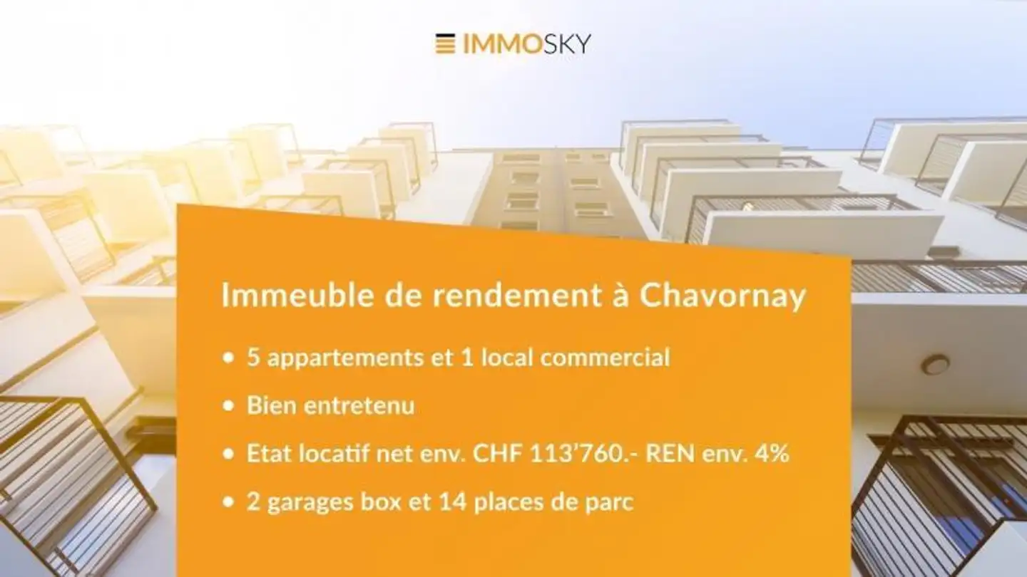 Commercial à vendre - 1373 Chavornay