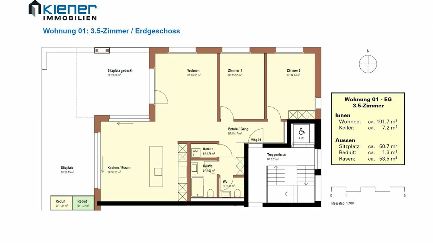 Appartamento in affitto - Ligschwilring 37, 6280 Urswil - Foto 4
