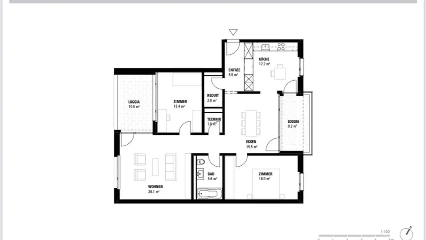 Appartamento in affitto - Parkpromenade 6, 6032 Emmen - Photo 2