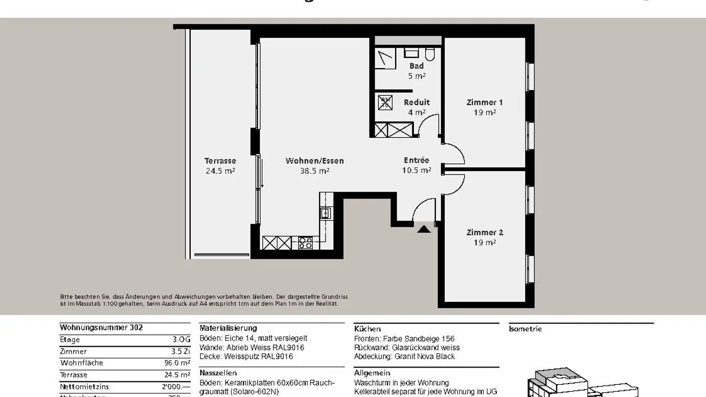 Appartamento in affitto - Bahnhofstrasse 15, 4242 Laufen - Photo 4