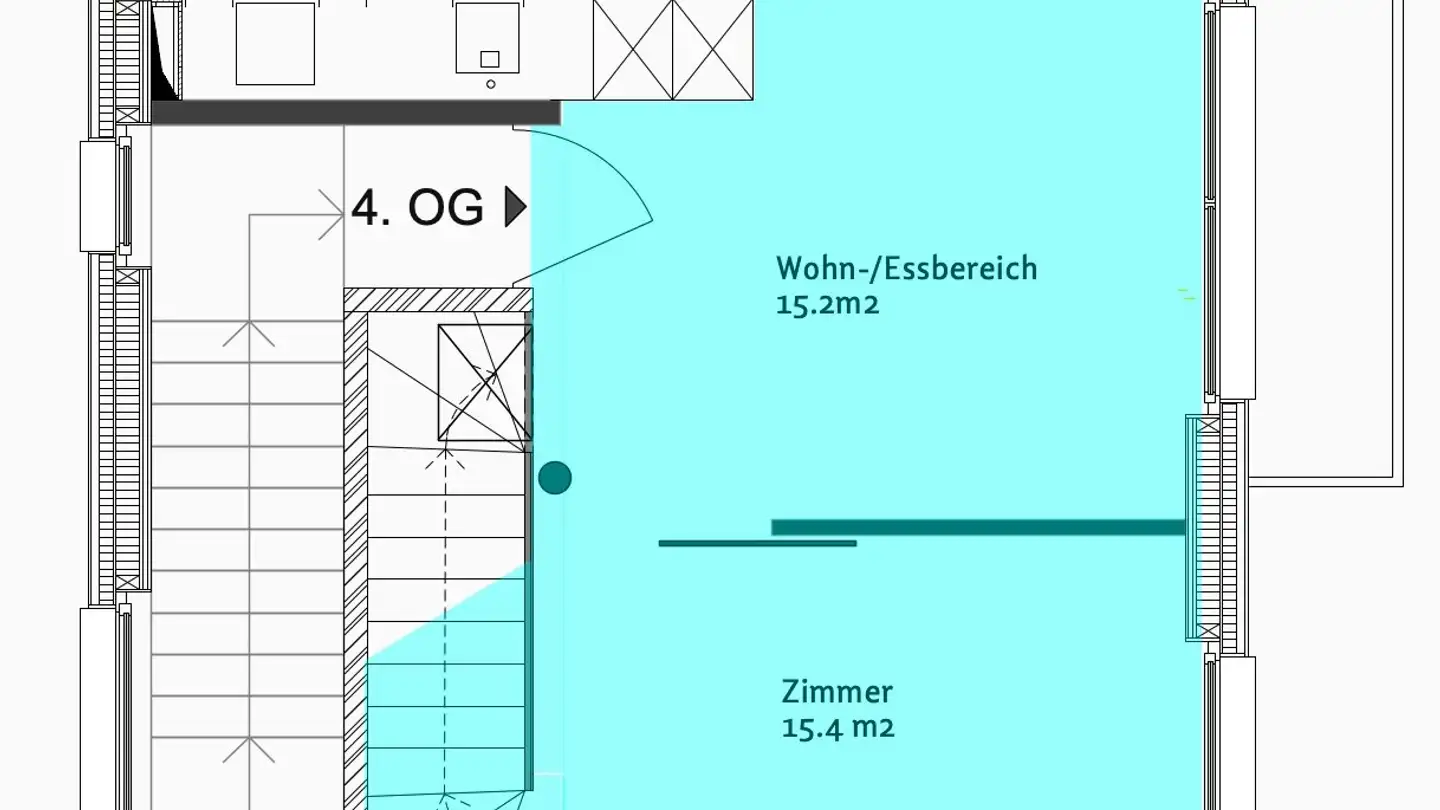 Attique à louer - Dienerstrasse 50, 8004 Zürich - Photo 3