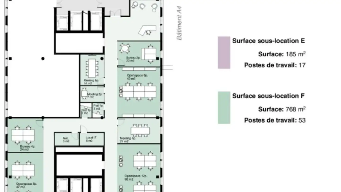Bureau à louer - Avenue De L'étang 61, 1219 Châtelaine - Photo 4