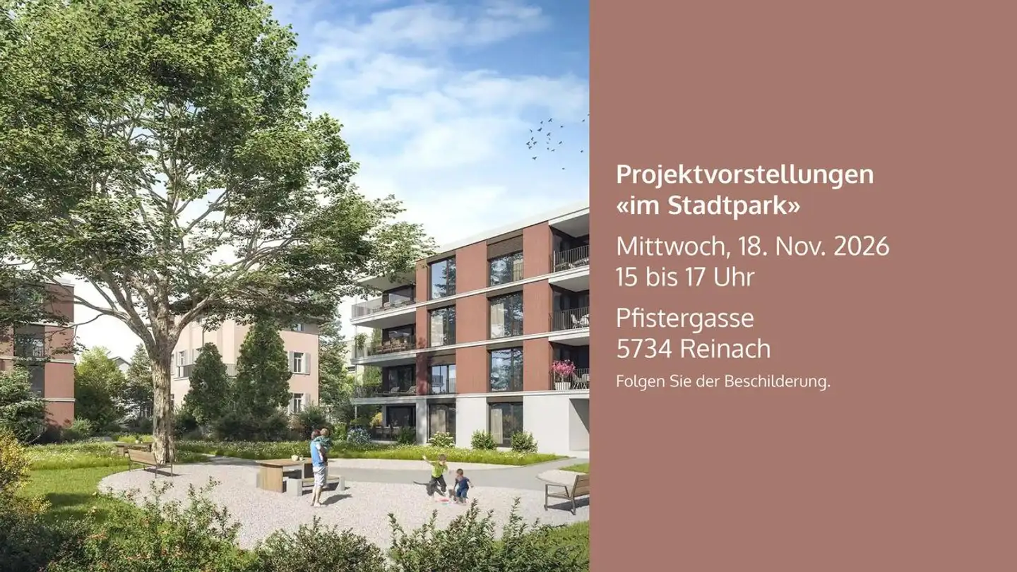 Appartamento in vendita - Pfistergasse 3, 5734 Reinach AG