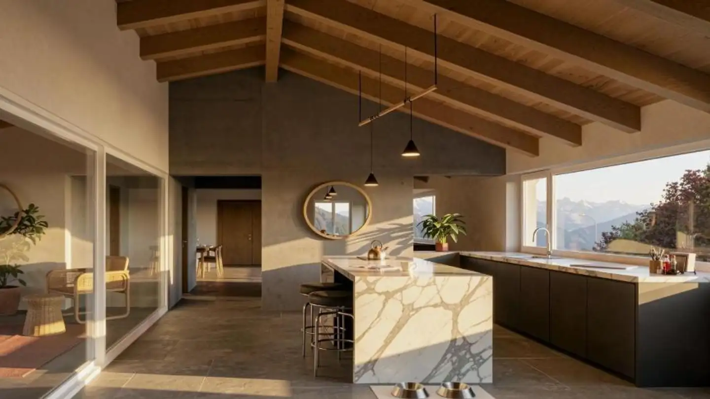 Penthouse for sale - Route de Blignou 7, 1966 Blignou (Ayent)