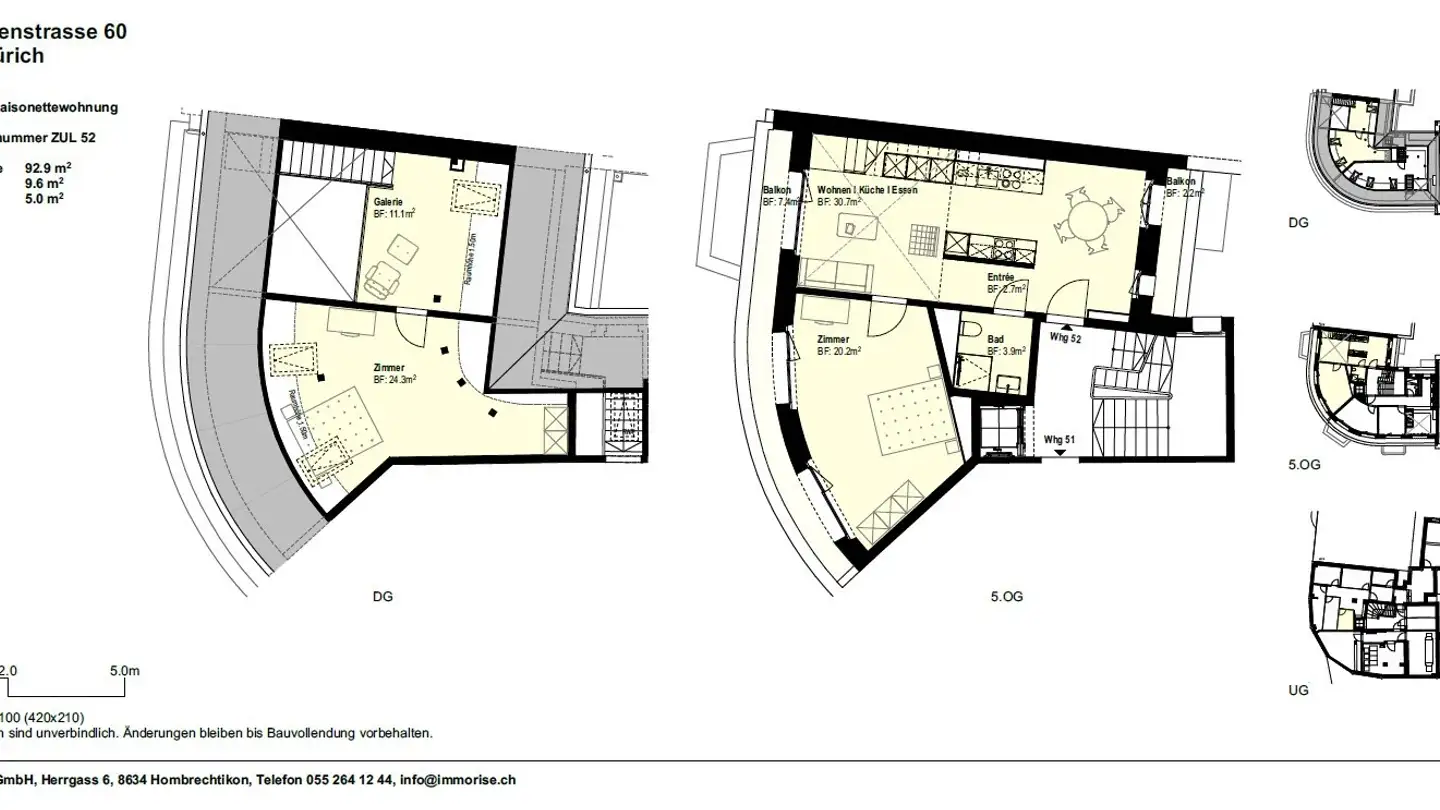 Maisonette mieten - Zurlindenstrasse 60, 8003 Zürich - Foto 3