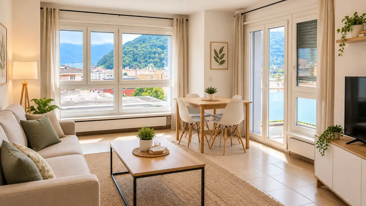 Appartement à louer - Via Stazione 77, 6987 Caslano - Photo 2