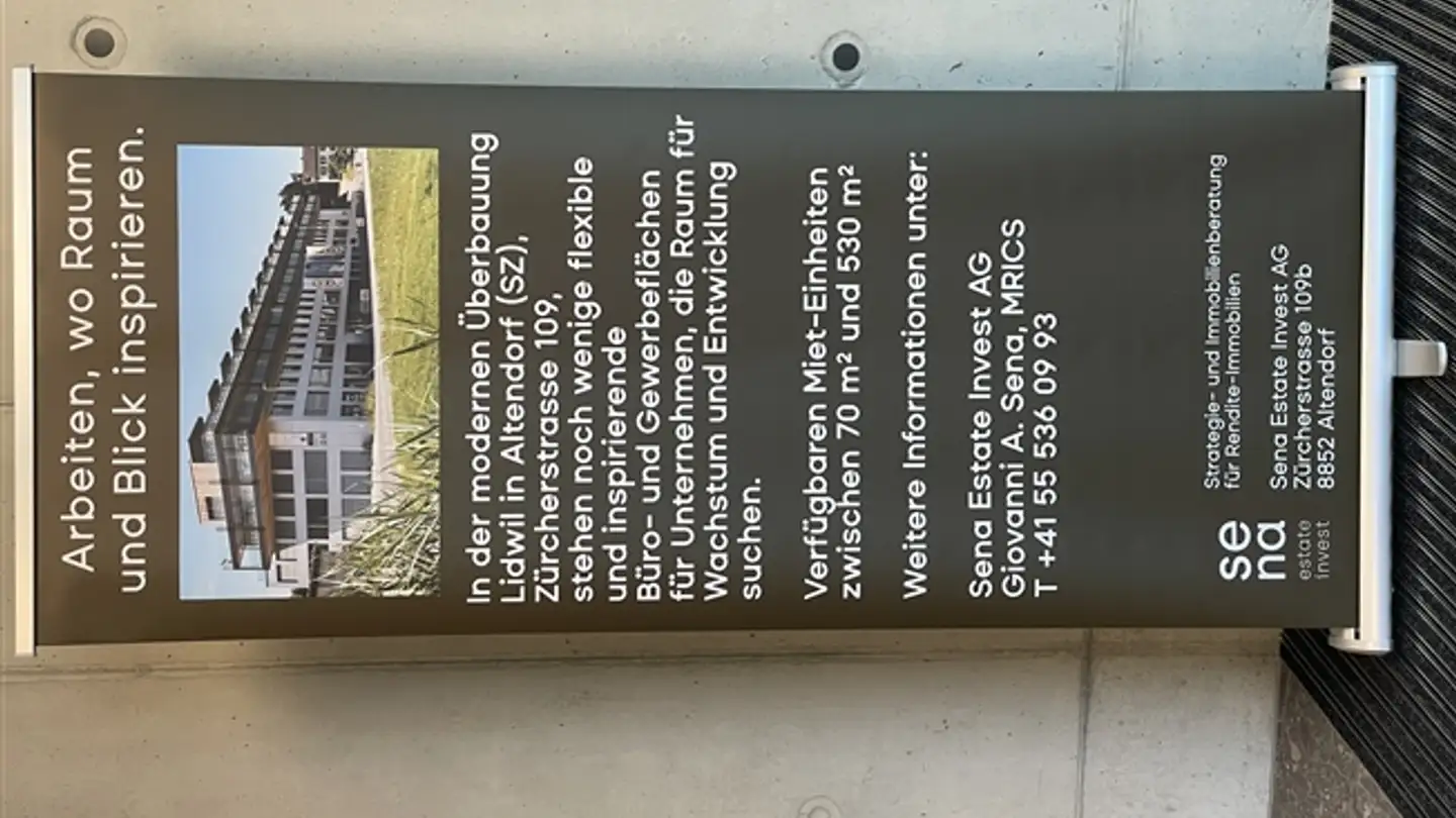 Office space for rent - Zürcherstrasse 109, 8852 Altendorf