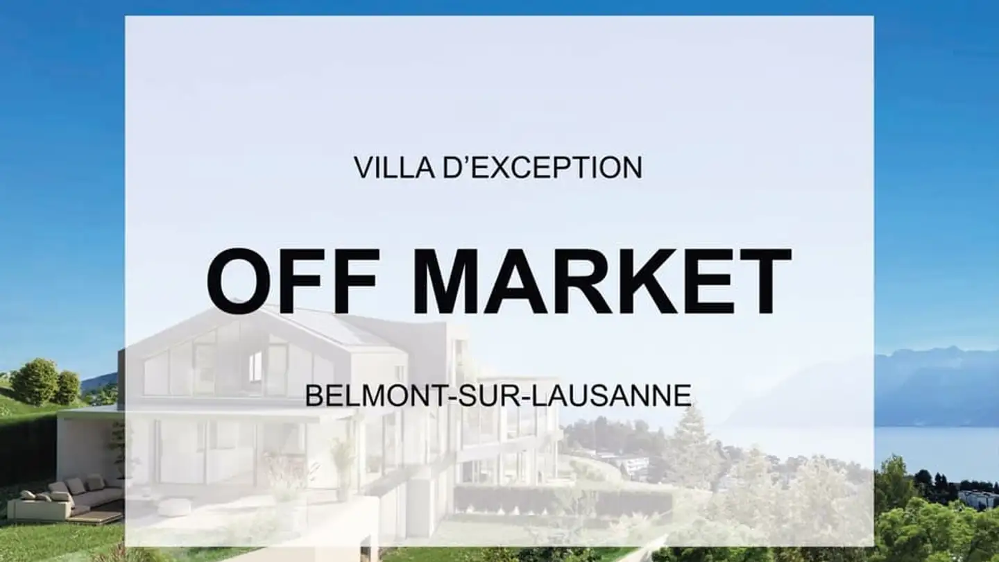 Single house for sale - 1092 Belmont-sur-Lausanne