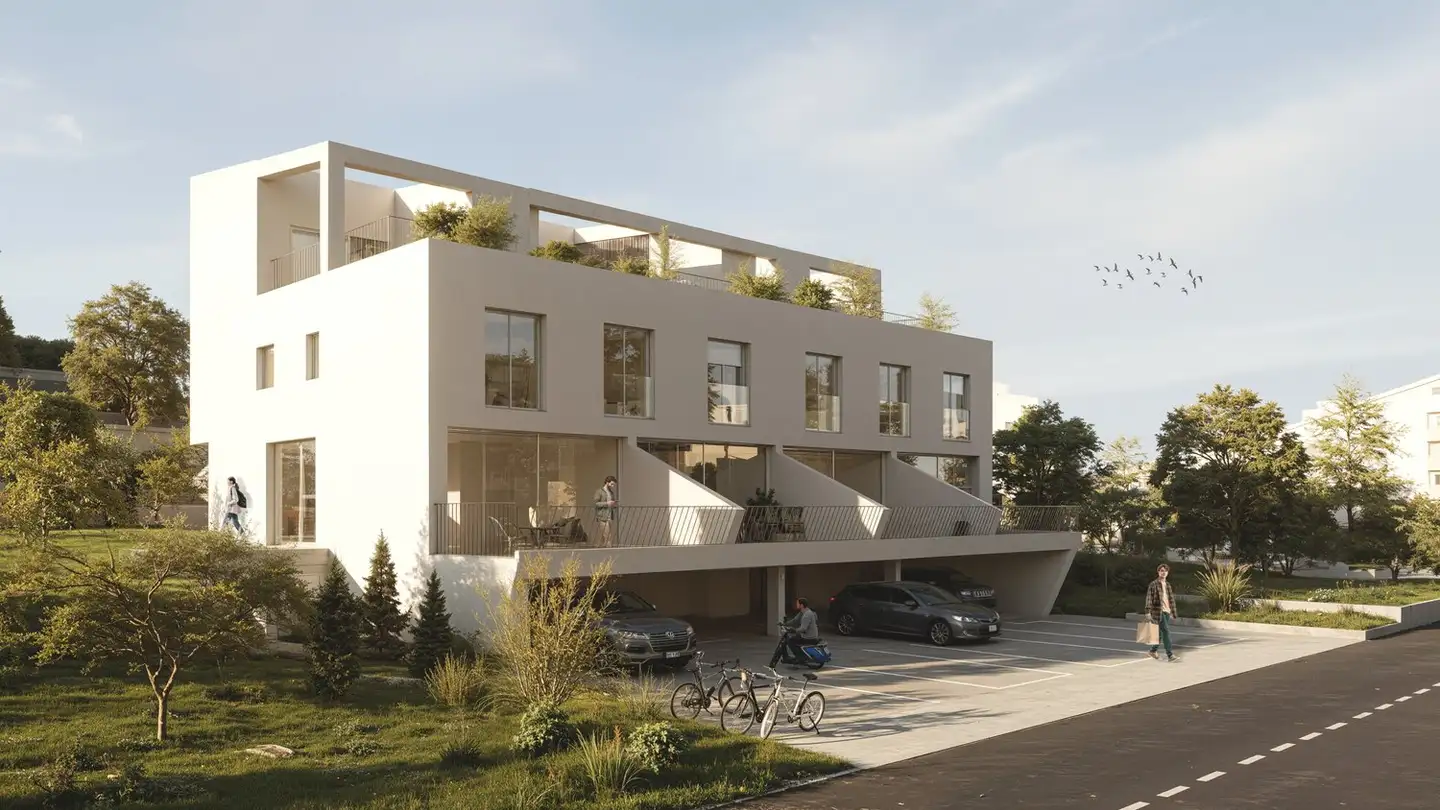 Maison en terrasse à vendre - Chemin De La Combetta 17, 1723 Marly - Photo 2