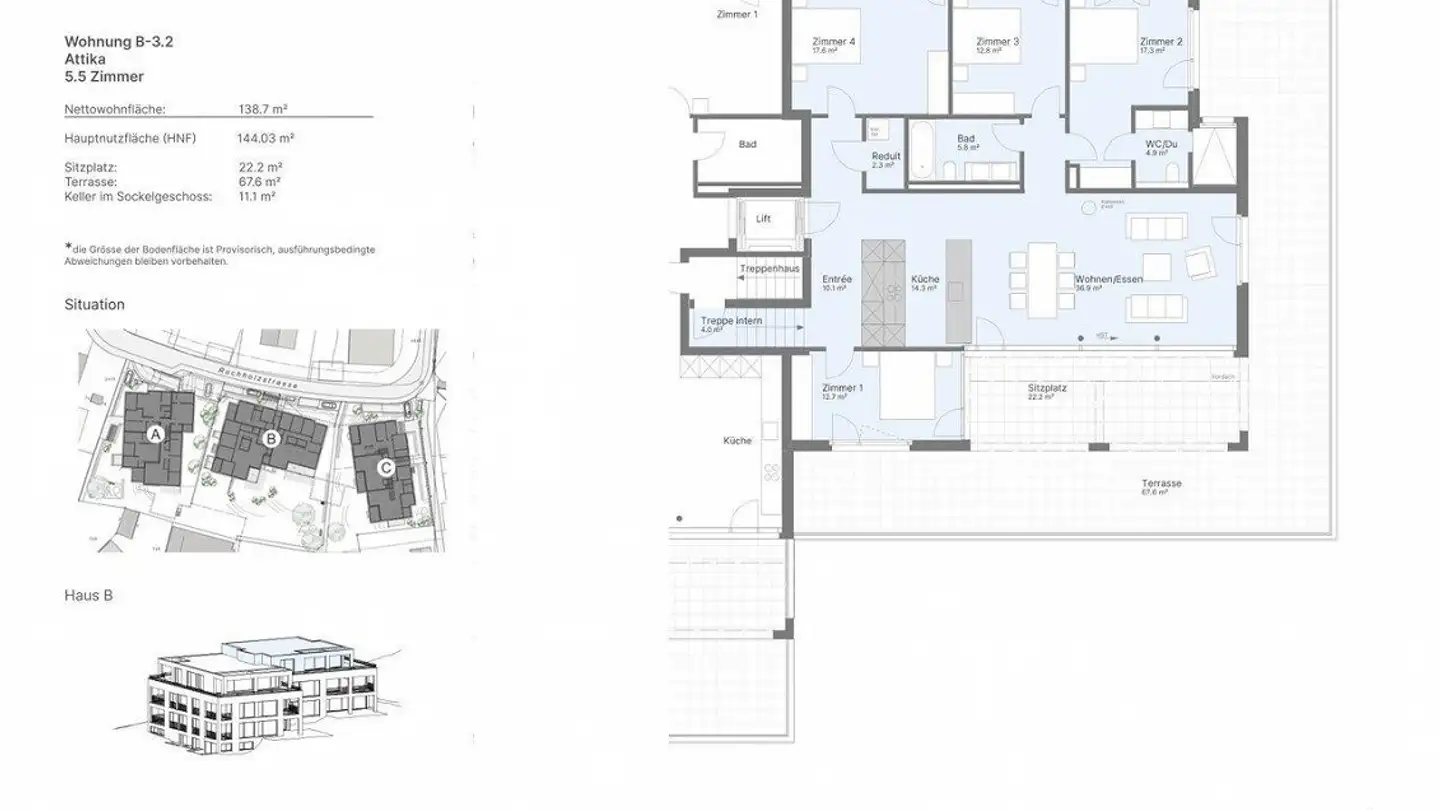 Attique à vendre - 4103 Bottmingen - Photo 3