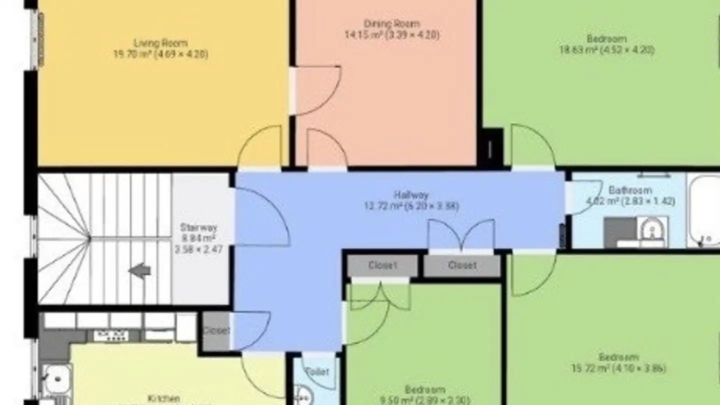 Appartement à louer - Zollstrasse 7, 5412 Gebenstorf - Photo 3