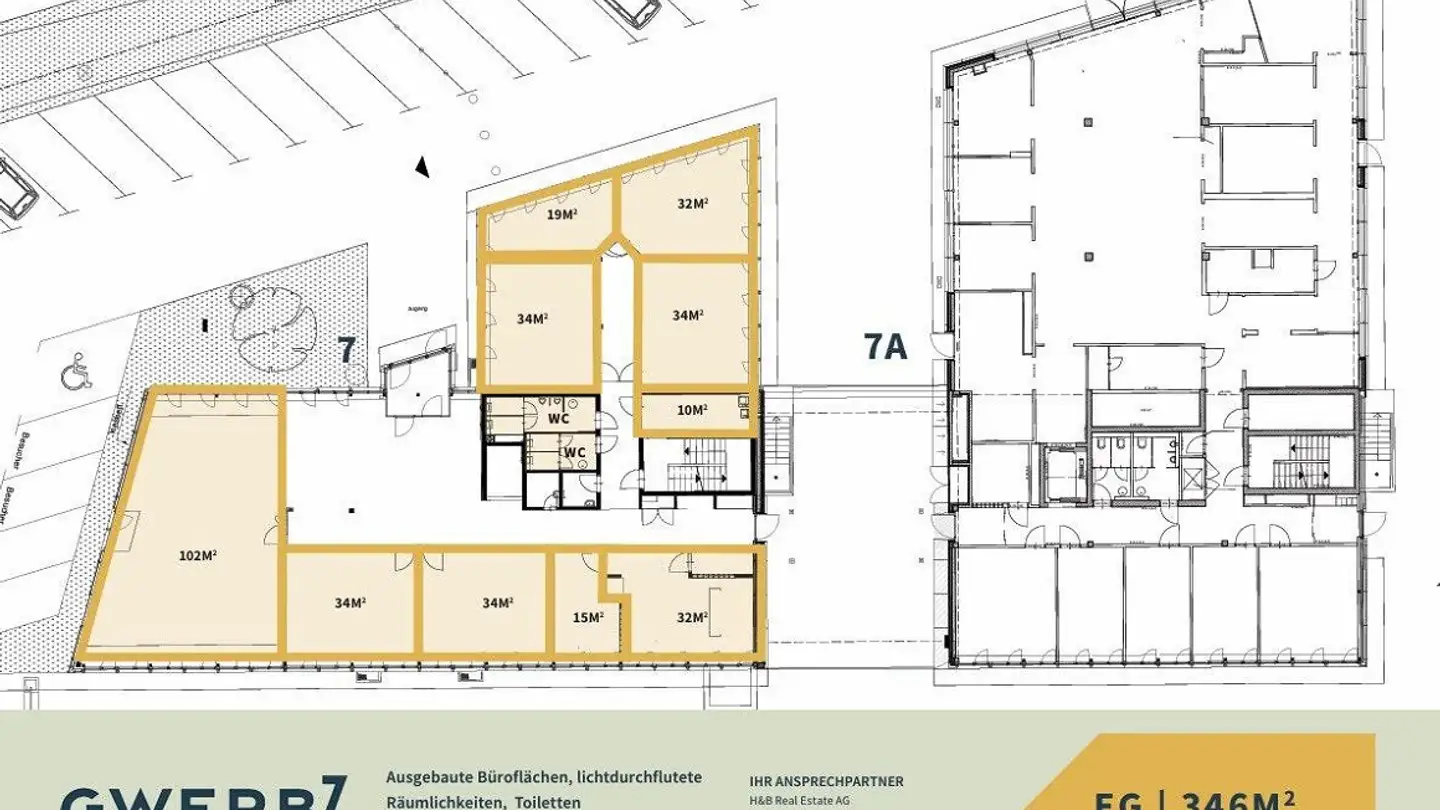 Bureau à louer - Gewerbestrasse, 4147 Aesch BL - Photo 2