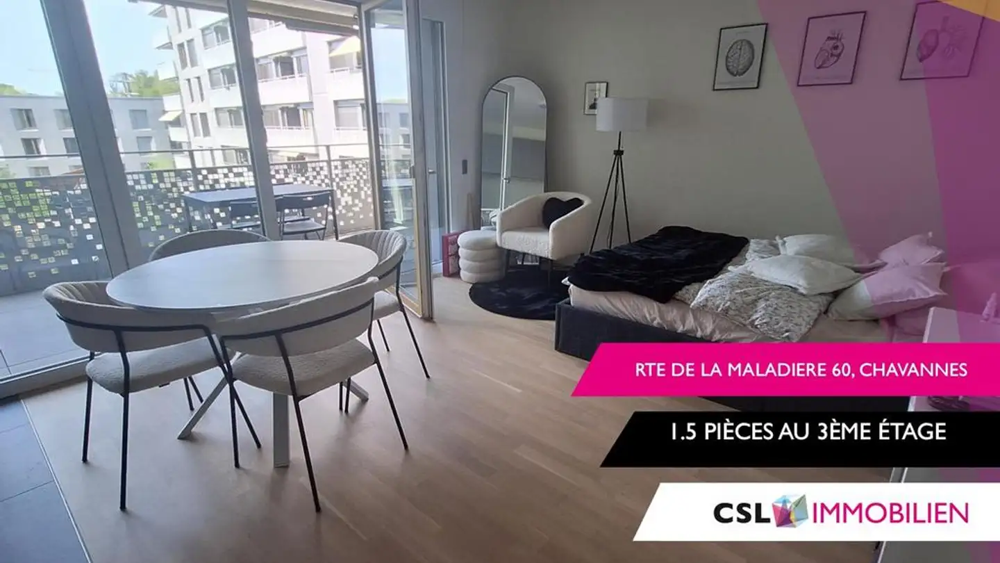 Apartment for rent - Route De La Maladière 60, 1022 Chavannes-près-Renens