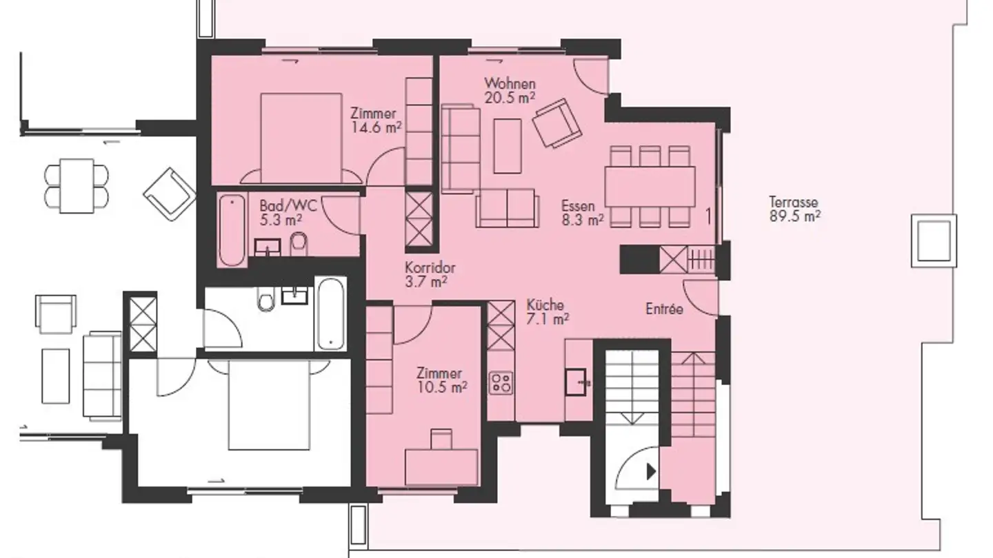 Appartement à louer - 8942 Oberrieden - Photo 3