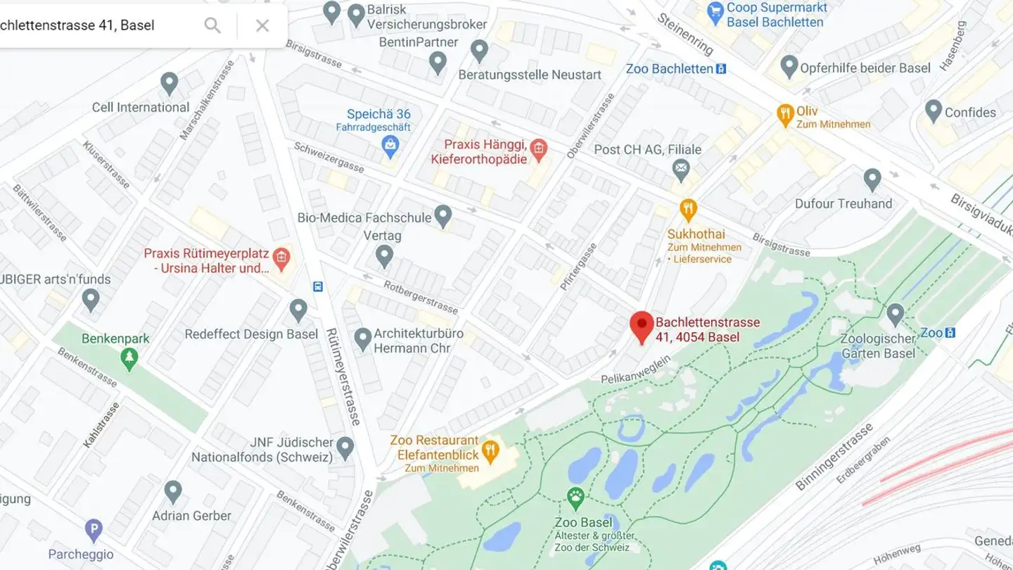 Place de parking souterraine à louer - Bachlettenstrasse 41, 4054 Basel