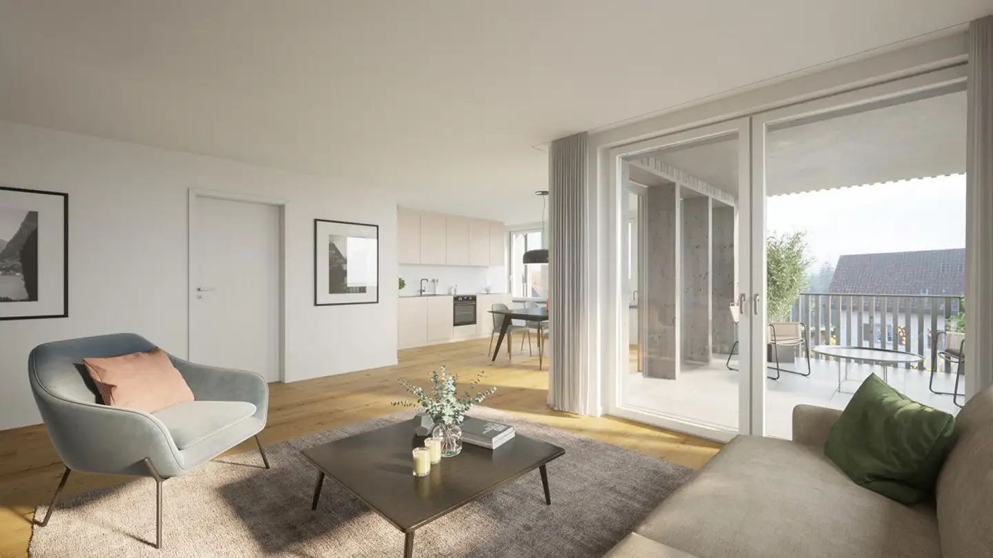Appartement à louer - Oberbüel 15, 9402 Mörschwil