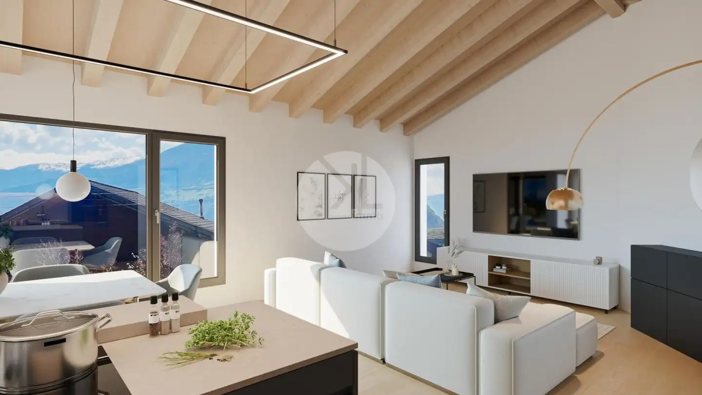 Constructible plot for sale - 1955 Chamoson - Photo 3