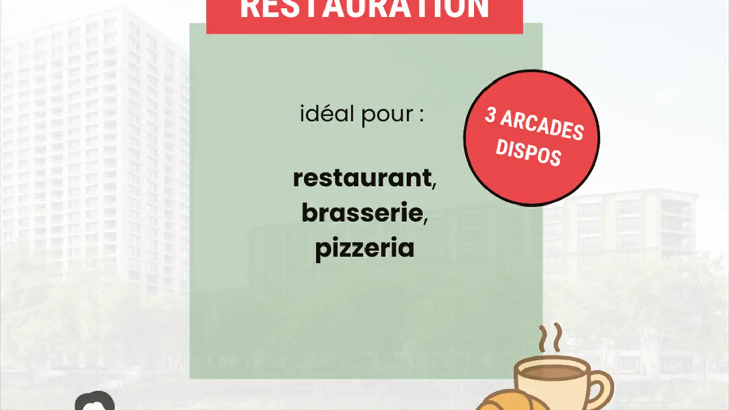 Restaurant for rent - 1227 Les Acacias