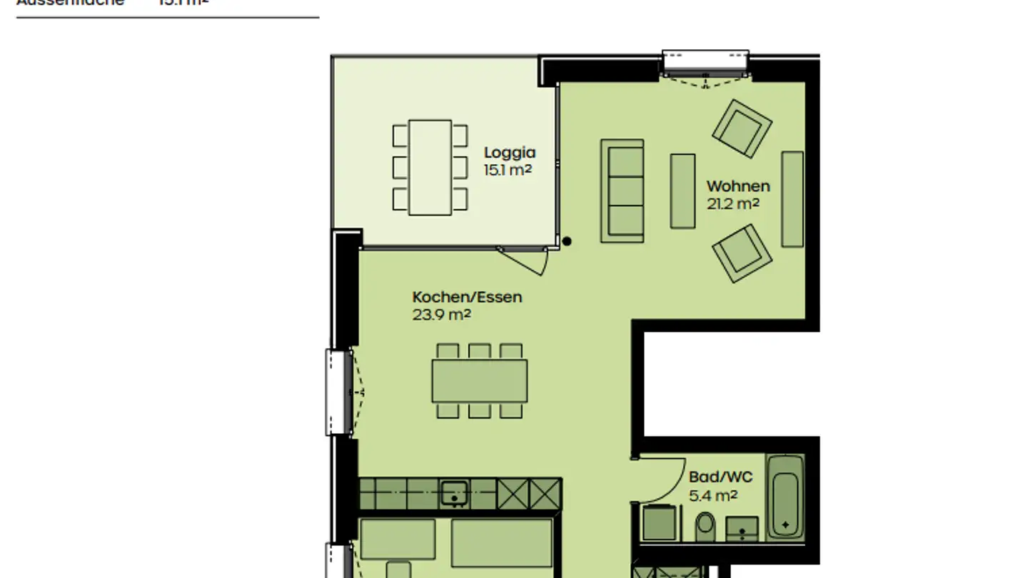 Wohnung mieten - Alpenstrasse 78, 3073 Gümligen - Foto 3