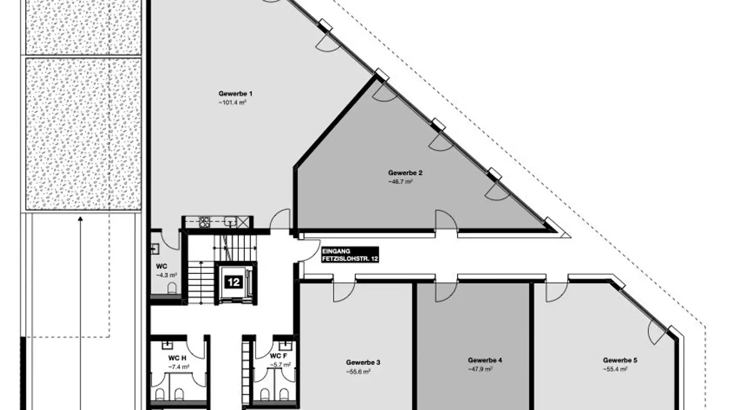 Commerciale in affitto - Fetzislohstrasse 12, 9320 Frasnacht - Foto 3