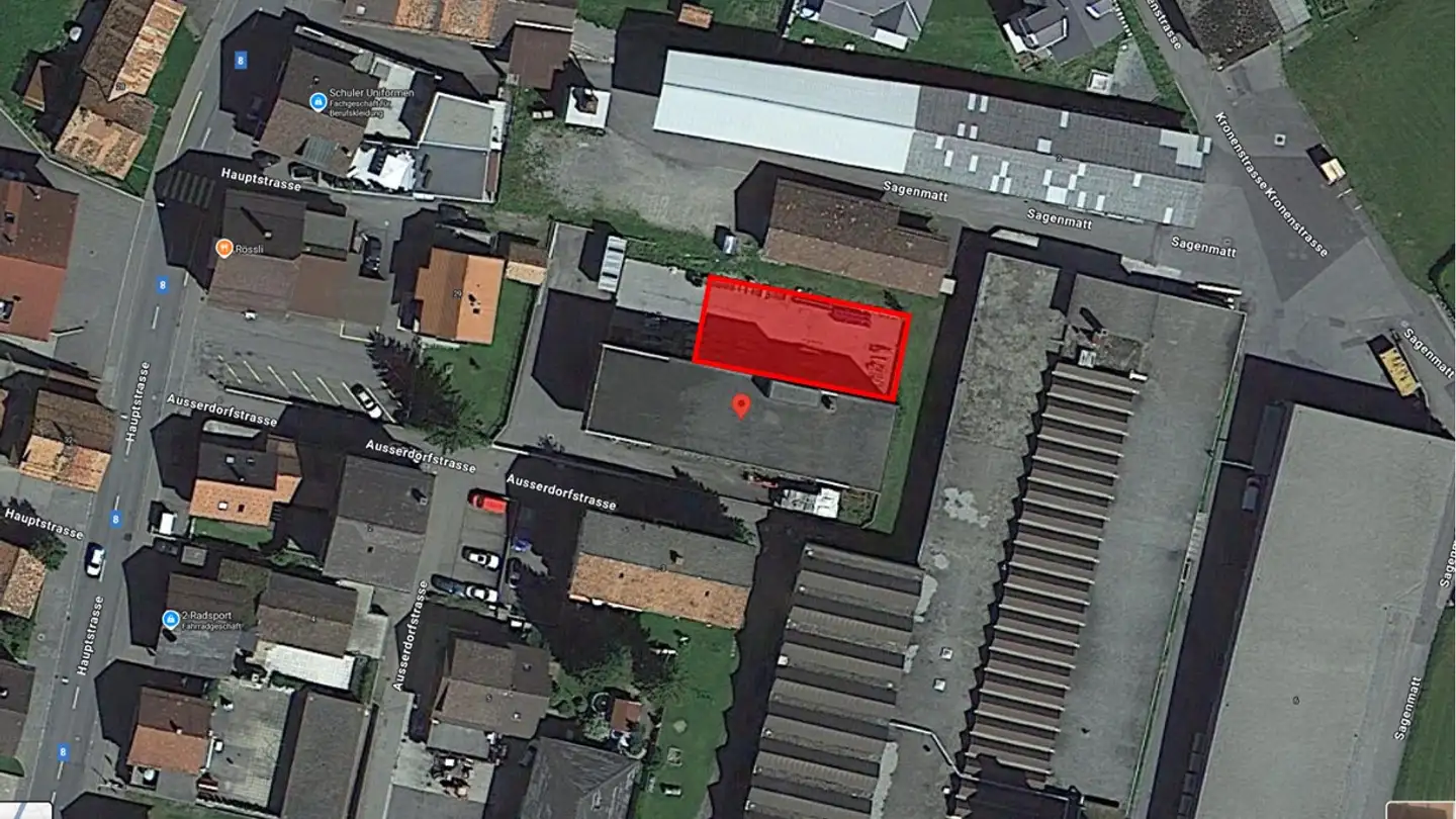 Place de parking souterraine à louer - Ausserdorfstrasse 1, 6418 Rothenthurm