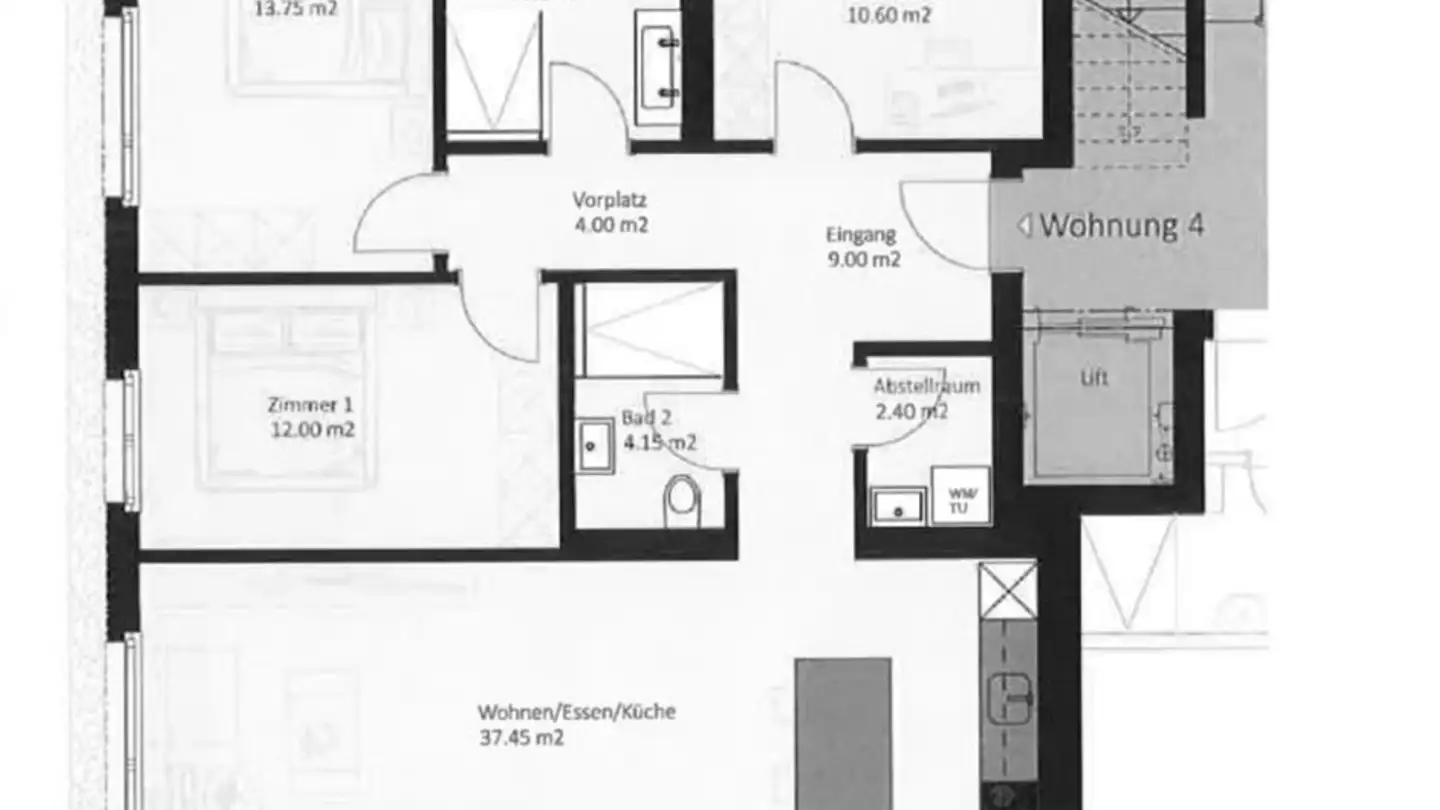Wohnung mieten - Oberwilerstrasse 27, 4106 Therwil - Foto 4