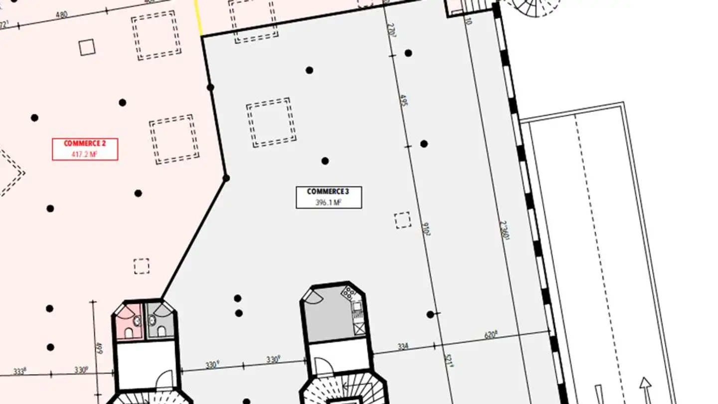 Mischgenutztes Gebäude mieten - Rue De Lausanne 73, 1020 Renens VD