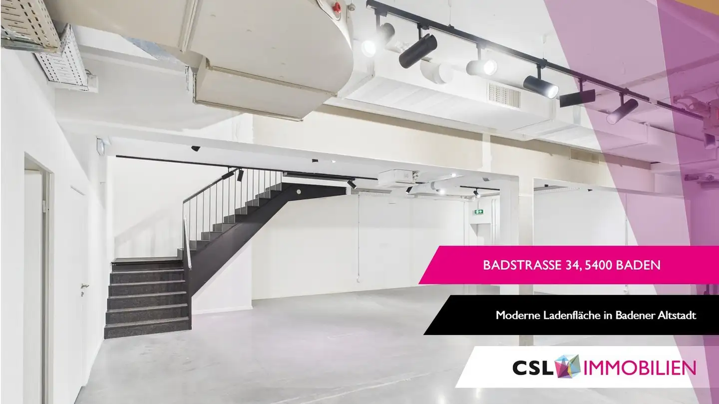Negozio in affitto - Badstrasse 34, 5400 Baden