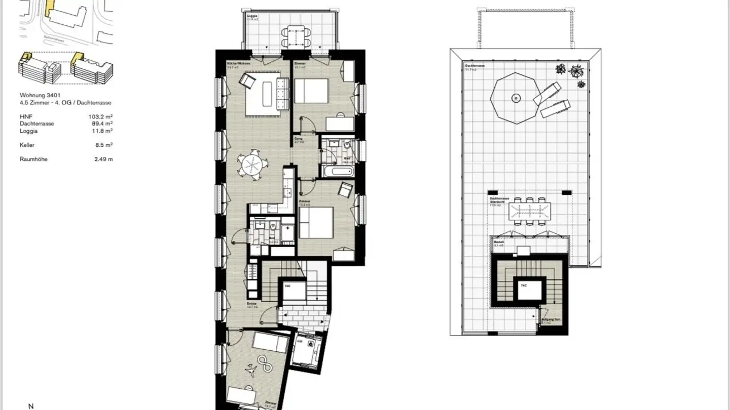 Chambre à louer - Badenerstrasse 76c, 8952 Schlieren - Photo 2