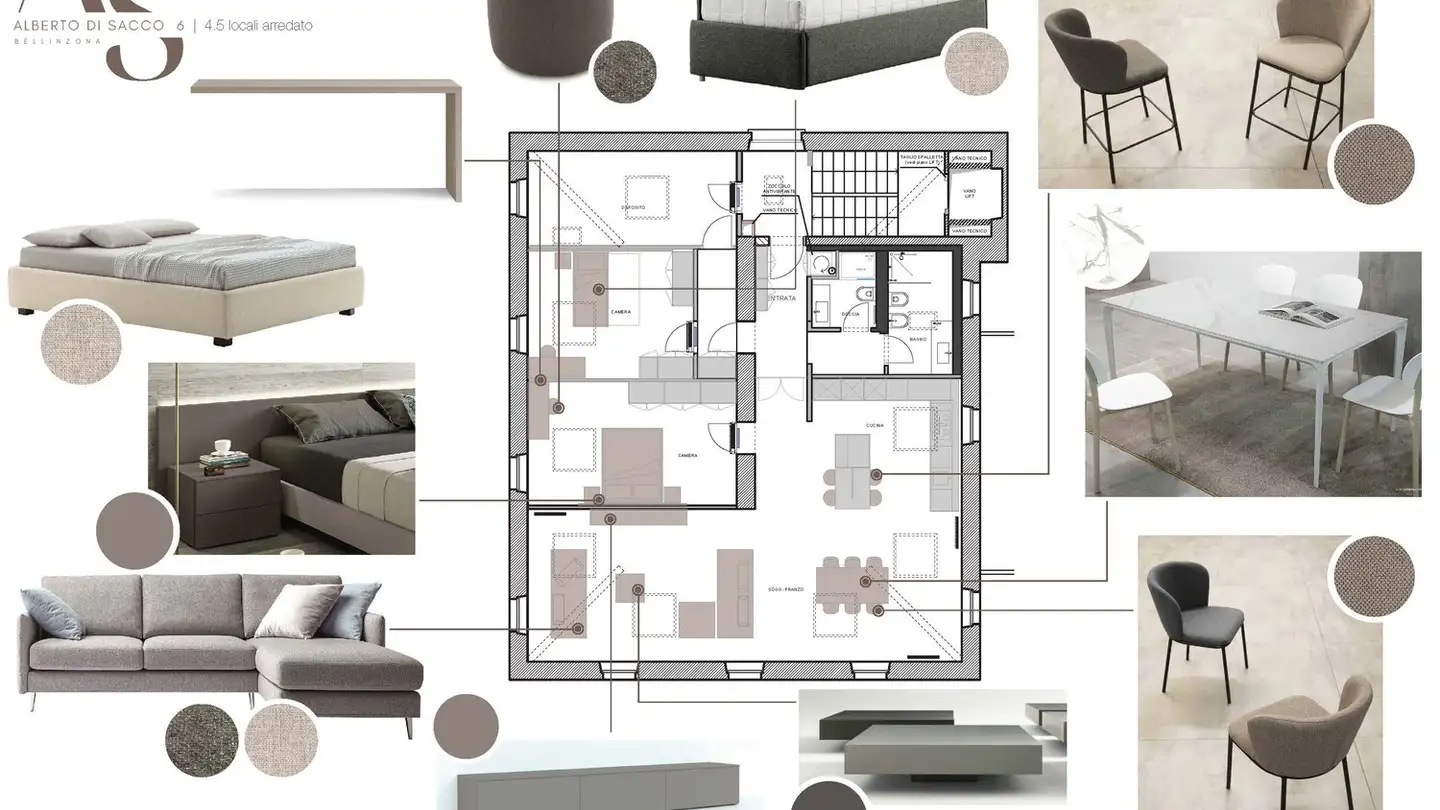 Appartement meublé à louer - Via Alberto Di Sacco, 6500 Bellinzona - Photo 4