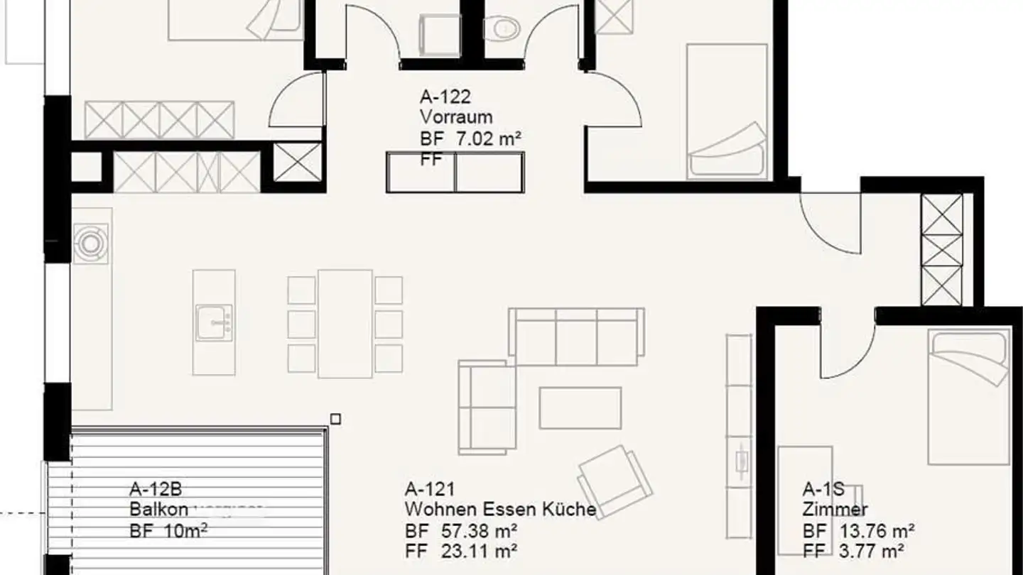 Wohnung mieten - Caspärsch 4, 7307 Jenins - Foto 4