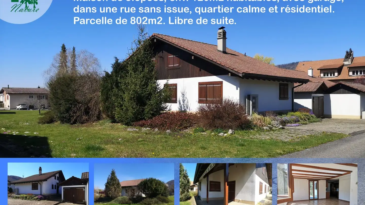 Casa singola in vendita - Les Lammes 6, 2827 Mervelier